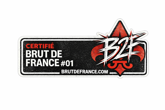 Sticker “Certifié Brut de France #01” – Édition Classique