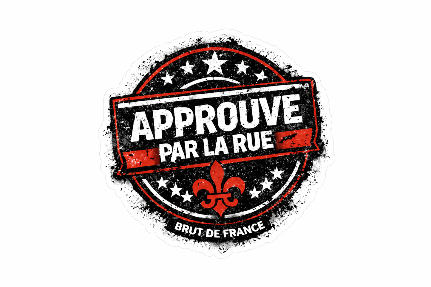 sticker Holographique “Approuvé par la Rue” – Brut de France