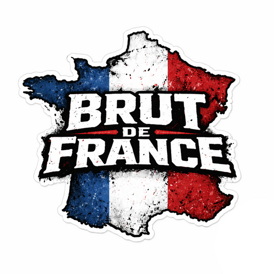 Sticker “Brut de France” – Carte Tricolore